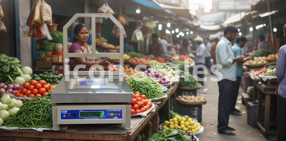 Icon Farmer Weighing Scale